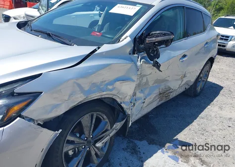 2021 Nissan Murano Platinum Fwd из США, поврежденный, VIN 5N1AZ2DJ8MC117592